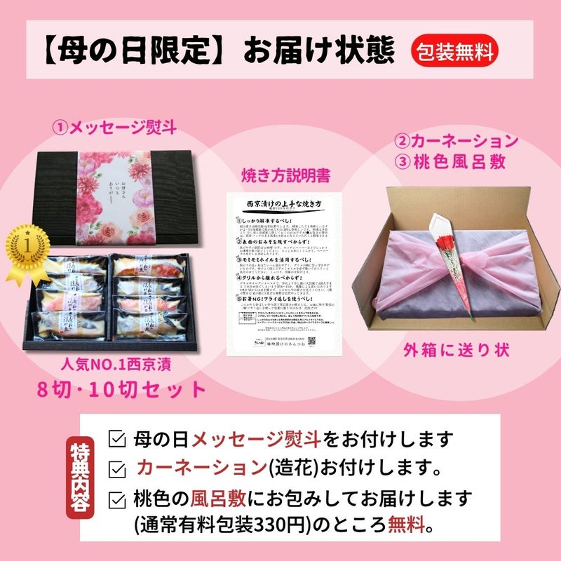 母の日 西京漬 西京漬け 味噌漬け 銀だら ぎんだら 贈答 ギフト