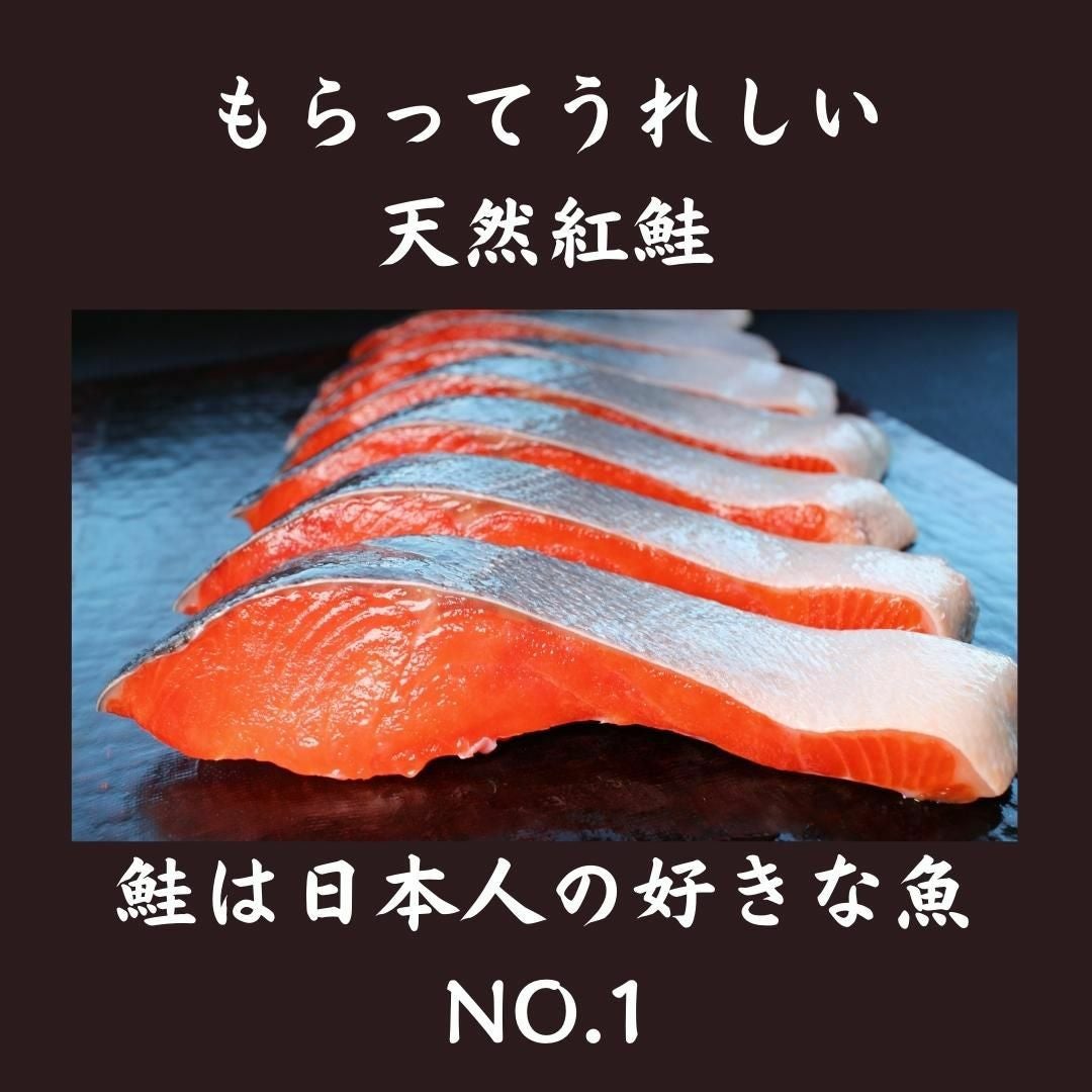 天然紅鮭「べっぴんさん」8切れセット【贈答用】 ロシア産 送料無料 鮭
