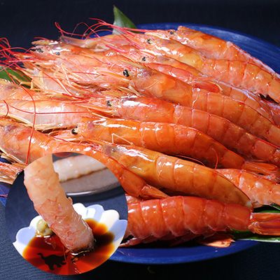 特大 天然赤エビ 2kg （約30尾） 送料無料 有頭 えび 赤海老 生食可