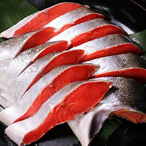 カッパリバー産天然紅鮭片身（約1kg） 送料無料 塩鮭 新巻鮭 さけ サケ