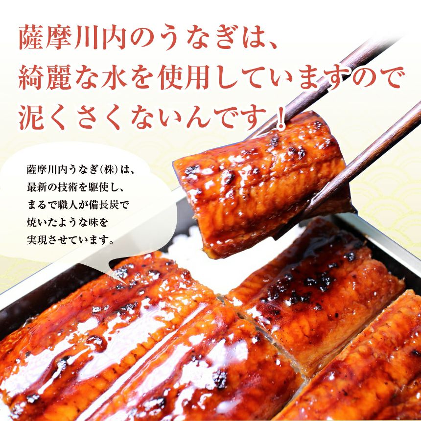母の日 ギフト 特大うなぎ蒲焼(185g～215g）x3本 送料無料 国産 九州